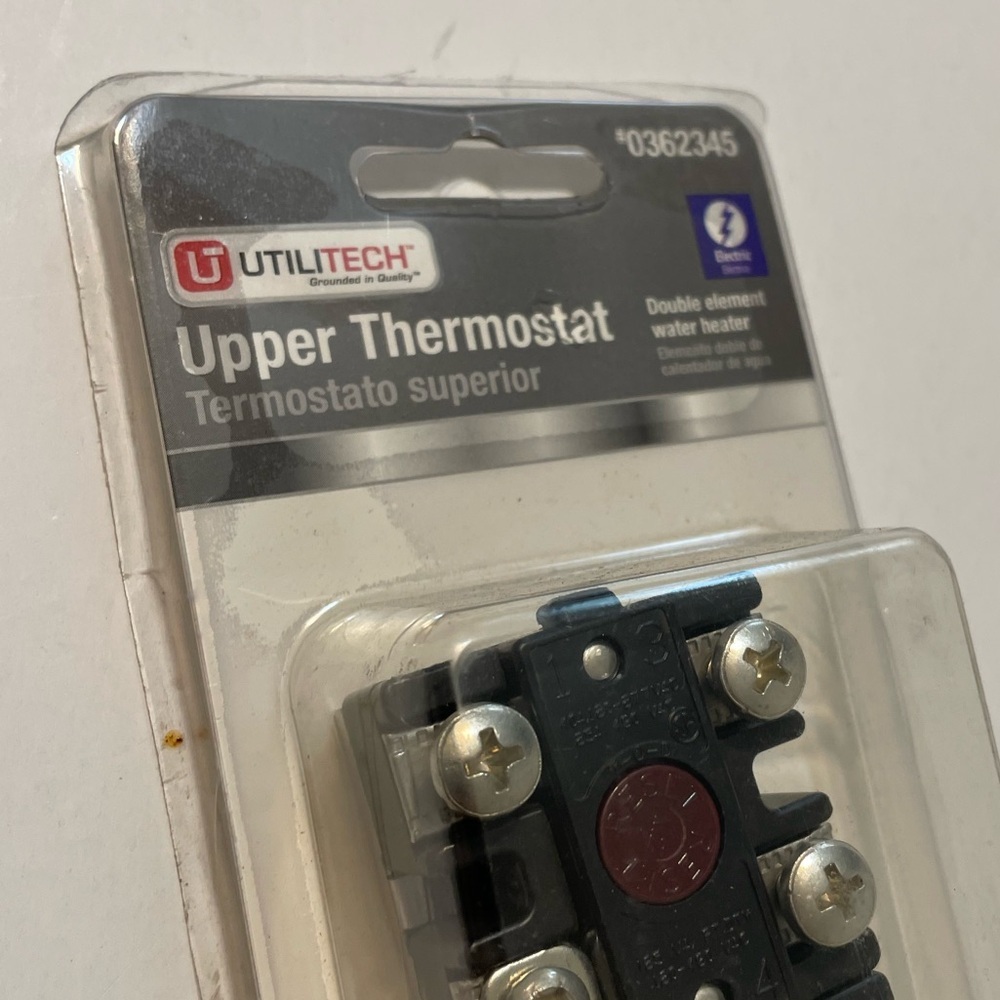 Utilitech Thermostat Hot Water Heater Electric Upper Double New